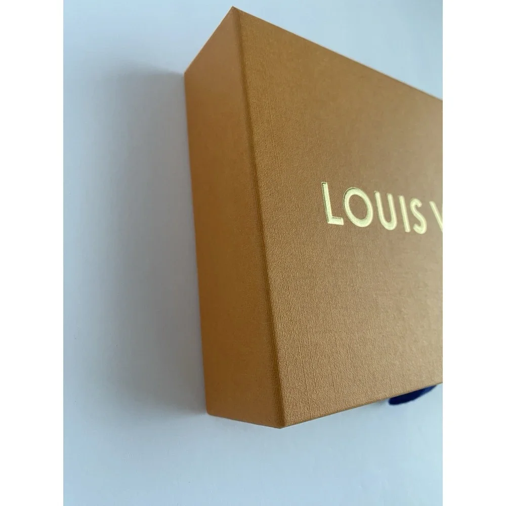Louis Vuitton Wallet Size Empty Drawer Style Box With Dust Bag 8x5.25x1.5